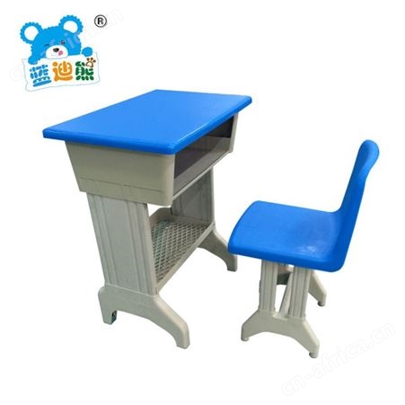 幼儿园儿童塑钢桌椅 中小学校塑料课桌 辅导班塑料课桌椅套装批发