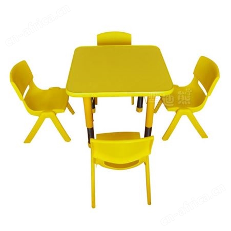 幼儿园儿童用品批发 正方形四人儿童桌椅 宝宝防火板正方桌直销
