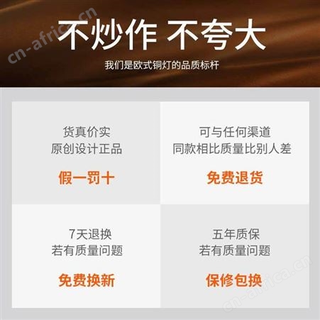 美式全铜吸顶灯 LED卧室书房纯铜吸顶灯 双庆灯饰阳台过道吸顶灯