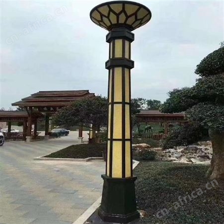 透光石灯柱 双庆仿云石罗马柱 仿大理石柱子广场灯柱定做