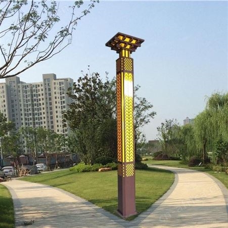 户外仿云石景观灯 透光石景观灯 云石广场灯柱定做双庆灯饰
