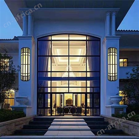 户外仿云石壁灯酒店别墅小区售楼处大门壁灯防水工程壁灯定制双庆灯饰