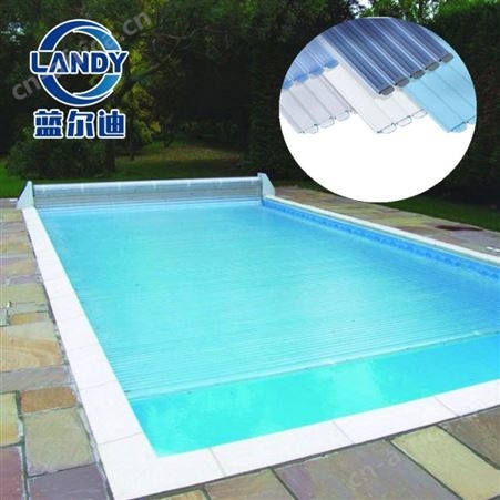 游泳池电动盖 承重强安全防护 防水分蒸发泳池盖 上门安装 蓝尔迪
