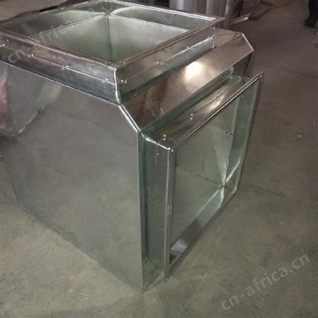加工生产方矩形圆消声器