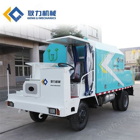 耿力 双喷头车载湿喷机  隧道基坑护坡支护喷浆工程泵车