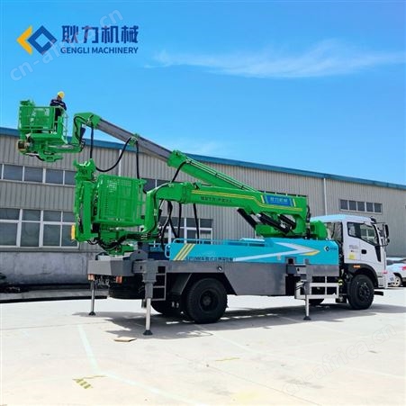 耿力车载式立拱架台车  锚杆网片安装 隧道 辅助吊篮 安全施工