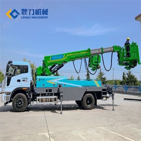 耿力车载式立拱架台车  锚杆网片安装 隧道 辅助吊篮 安全施工