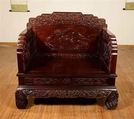 红木家具 实木沙发东非酸枝木组合 古典小户型组合沙发