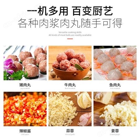 腾拓 供应肉丸打浆机 商用做肉丸打泥机 牛肉鱼丸打肉浆机 