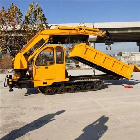 中盛智能机械 履带随车吊 山地工地 吊车 越野式行走吊重机