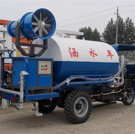 绿化环保雾炮车 小型三轮洒水车 新能源降尘洒水机 园林绿化