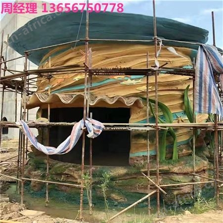 人造溶洞假山 西宁水上乐园假山 大气磅礴