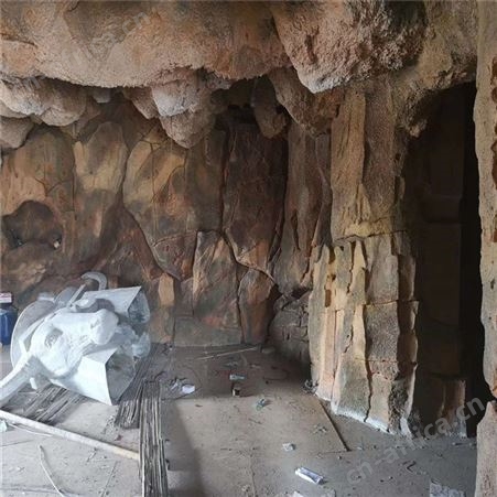 餐厅酒店装饰假山厂家 广州过山车假山 大气磅礴