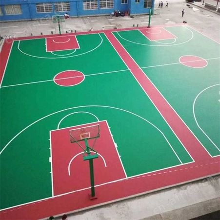 环保室内外硅PU篮球场贵阳 丙烯酸羽毛球场地 硅PU排球场厂家