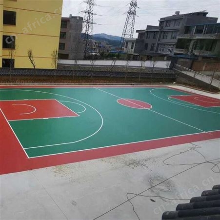 福州学校塑胶操场跑道幼儿园颗粒羽毛球馆橡胶施工硅pu篮球场塑胶跑道
