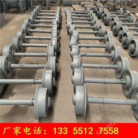 矿车轮对厂家 实心矿车轮对 轮对矿车配件