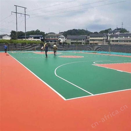 福州学校塑胶操场跑道幼儿园颗粒羽毛球馆橡胶施工硅pu篮球场塑胶跑道