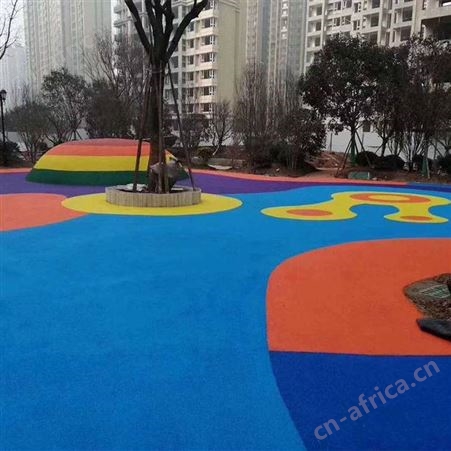 成都彩色幼儿园操场儿童游乐场EPDM安全地垫 小区户外EPDM弹性地垫