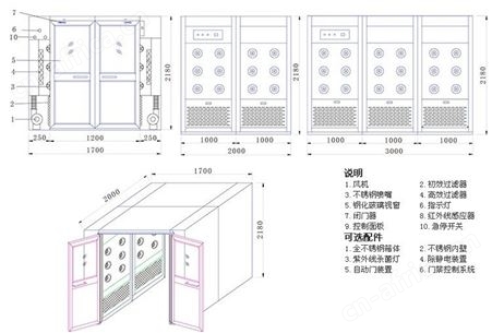 风淋室 按需求定制各种尺寸、材质风淋室-亚泰科隆