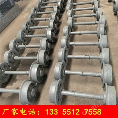 矿车轮对厂家 实心矿车轮对 轮对矿车配件