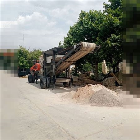 新型移动式制砂机 大型建筑石料移动制砂机