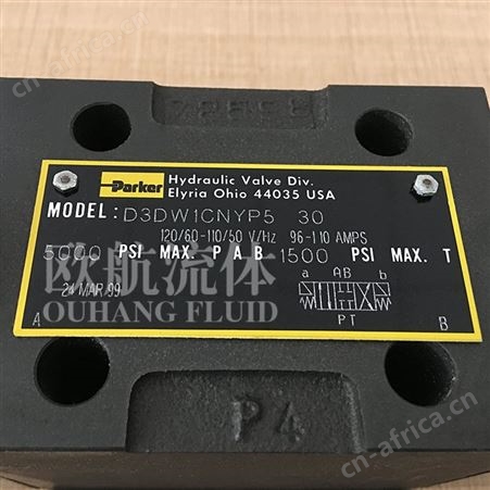 美国进口parker派克液压阀方向阀D3DW1CNYP5 30