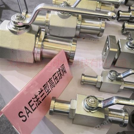  高压球阀KHM-40-F6温纳SAE分体法兰高压球阀
