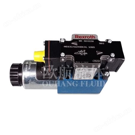 原装REXROTH R901032256力士乐换向阀4WE6C62-EG24N9DK24L方向阀