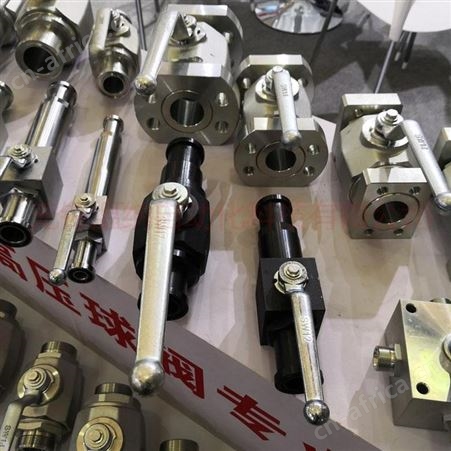  高压球阀KHM-40-F6温纳SAE分体法兰高压球阀