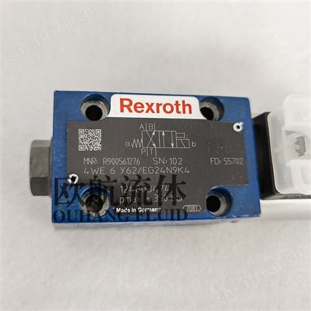 原装德国rexroth力士乐电磁阀4WE 6 y62/EG24N9K4 R900561276