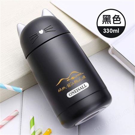 红素萌萌可爱保温杯女创意潮流便携迷你学生水杯韩版清新文艺杯 300个起订不单独零售