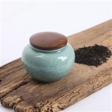红素茶叶罐陶瓷小号储物罐 50件起订不单独零售