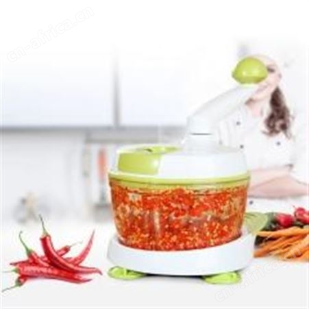 红素绞肉机切菜器 厨房工具料理机 家用多功能手动绞肉碎菜定制logo 500件起订不单独零售