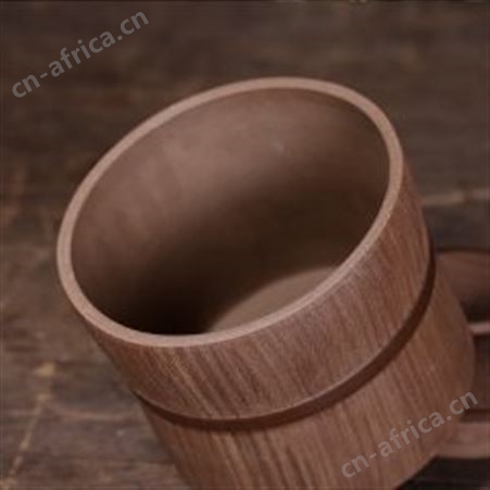红素紫砂茶叶罐大号七饼仿木纹全手工中式复古型 300套起订不单独零售