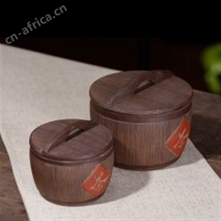 红素小号紫砂茶叶罐仿木纹七饼批发宜兴茶具普洱茶饼罐子 500件起订不单独零售
