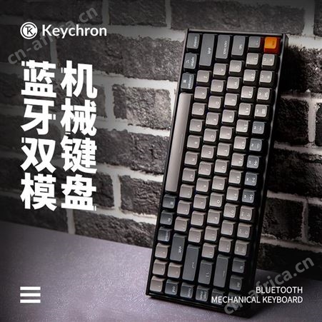 Keychron-K2客制化三蓝牙无线Macipad键盘热插拔苹果机械键盘平板电脑小型84键帽双模敲
