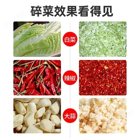 商用切菜机电动食堂绞肉多功能碎菜机颗粒菜馅机养殖刹打剁菜家用