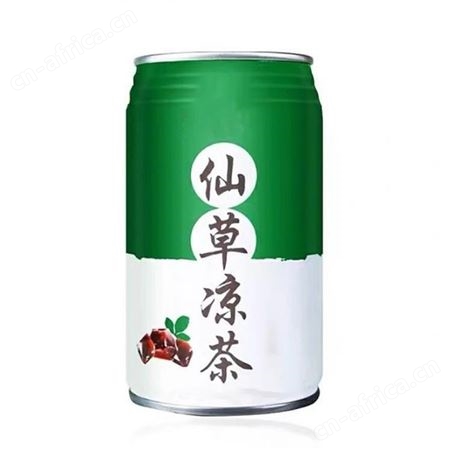 仙草凉茶 罐装凉茶饮料oem贴牌代加工 配方定制 来样定制  山东康美