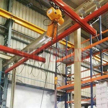 立柱式工位起重机 0.2t自立式悬挂天车 kbk组合式双梁吊车