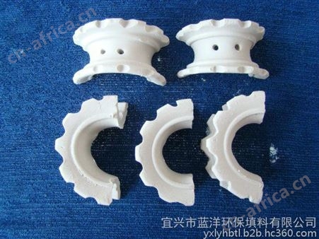 萍乡 化工塔用 陶瓷异鞍环填料    瓷环填料  25-75mm    *    价格从优 陶瓷填料