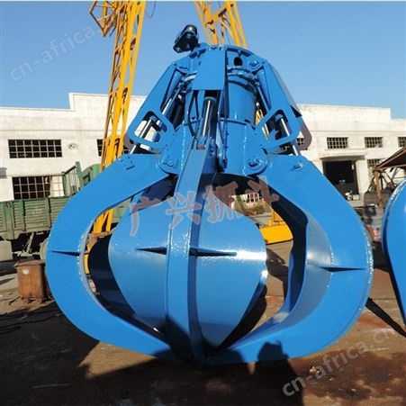 电动液压双瓣抓斗定制厂家 福建双绳四绳抓斗报价 广兴机械价格低