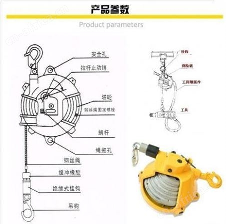 厂家批发塔式流水线平衡器 弹簧平衡器拉力弹簧自锁自控3-5kg