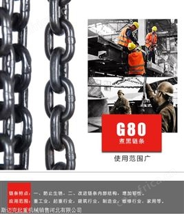 起重链条批发 矿用起重链条 手拉葫芦吊索具多种型号