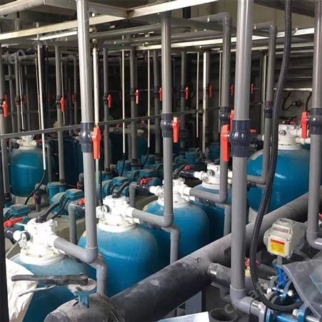 鱼池循环水处理设备 锦鲤鱼池人工湖水过滤系统 山东泳之泉设备厂家