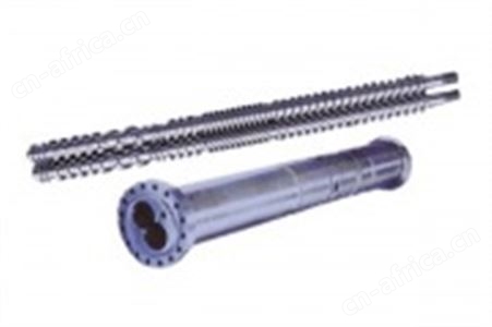平行双孔机筒螺杆