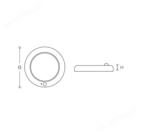敏华应急救援器材led照明灯灰色圆形防火塑料红外+声控带强启吸顶灯M-ZLZD-E18W1165