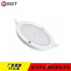 敏华应急灯拿斯特安全低压DC36V磨砂罩智能疏散照明筒灯N-ZFJC-E4W8131