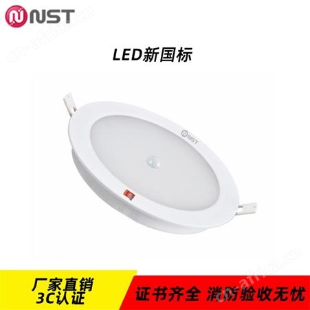 敏华应急灯拿斯特安全低压DC36V磨砂罩智能疏散照明筒灯N-ZFJC-E4W8131