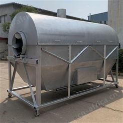 宏工机械 推荐各种烘干炒货机 500斤煤炭炒虫子机 1000斤滚筒炒料机