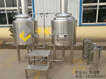 2017年中酿新款200L精酿啤酒设备